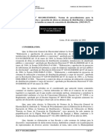 Resolución Directoral #018-2002-EM/DGE