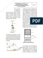 Taller No. 5 Cinemática y Cinética de Particulas