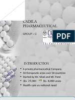 Cadila Pharmaceutical: Group - C