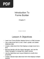 Introduction To Forms Builder: A Guide To Oracle9i 1