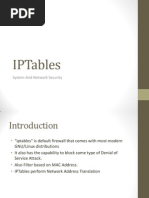 Iptables: System and Network Security