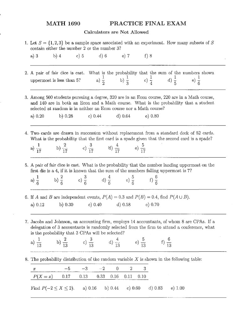 1690 Past Papers | PDF | Normal Distribution | Random Variable
