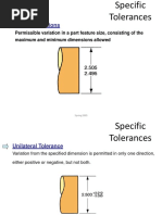 Limit Dimensions: Permissible Variation in A Part Feature Size, Consisting of The Maximum and Minimum Dimensions Allowed