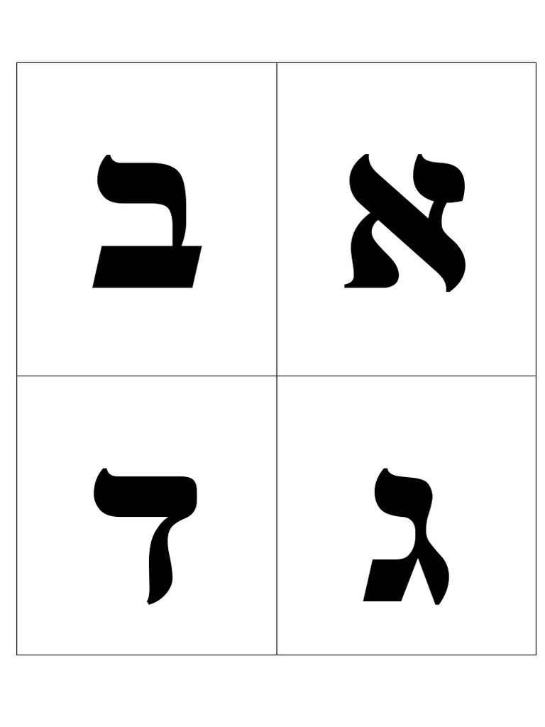 אותיות האב ותמונות | PDF