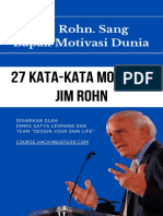 JIM ROHN DAN 27 KATA-KATA MOTIVASINYA