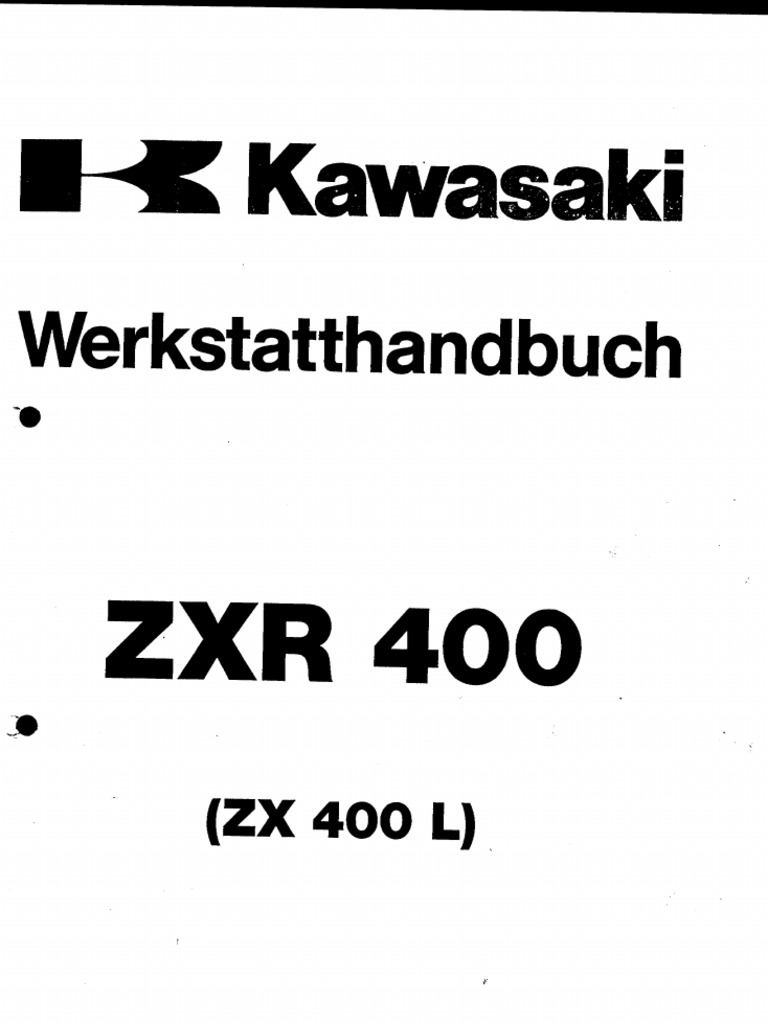 Kawasaki ZXR400 R J1 1989 Bremssattel Vorne Pflege Set ZX400