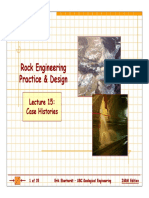Rock Engineering Rock Engineering Practice & Design Practice & Design