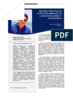 Mejores Prácticas de La Gestión Ambiental en La Industria Química y Petroquímica