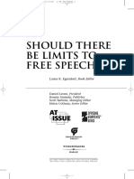 Should There Be Limits To Free Speech Viewpoints