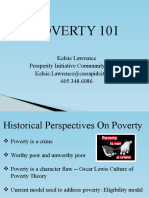 Poverty 101: Kelsie Lawrence Prosperity Initiative Community Liaison 605.348.6086