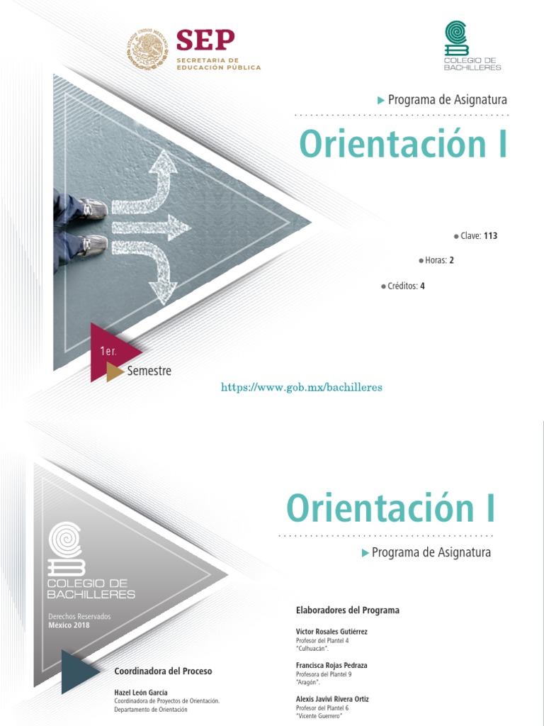 Programa de Orientación en Bachillerato | PDF | Aprendizaje | Plan de ...