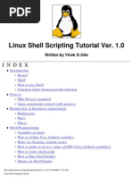 Linux Shell Scripting Tutorial