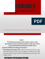 Materi Kuliah Ii: Pentingnya Pertolongan Pertama