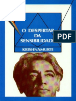 o Despertar Da Sensibilidade Krishnamurti