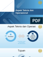 Aspek Teknis Operasional