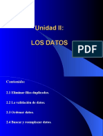 Unidad II-Los Datos