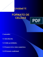 Unidad V-Formato de Celdas