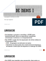 Linguagens e Interfaces Do SGBD Prof. Igor Negreiros: 05/04/2018 Faculdades Cearenses