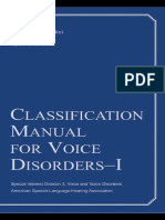T1 Classification Manual For Voice Disorders I