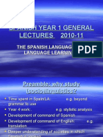 General Lecture - The Spanish Language and Language Learning 1