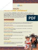 30 Dias de Oração Povos Indigenas - APMT 2021