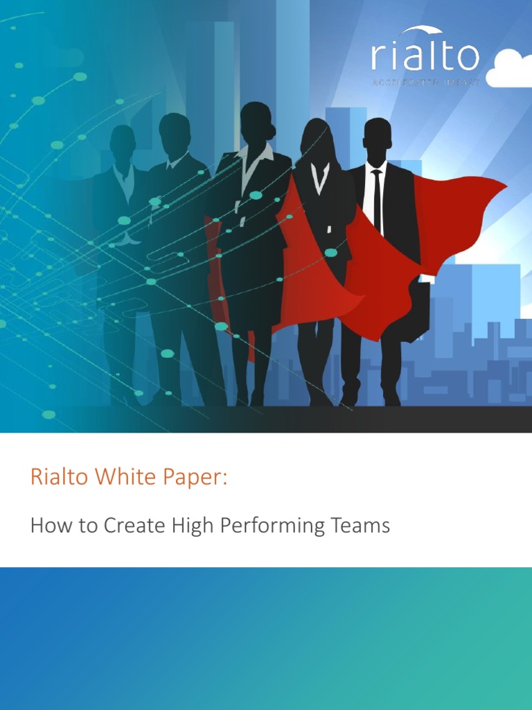 How To Create High Performing Teams Pdf Leadership Goal