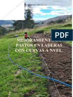 Mejoramiento de Pastos en Laderas Con Curvas a Nvel