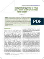 Board Characteristics Relating To Firms