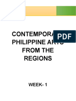 Contemporary Philippine Arts From The Regions: Week-1