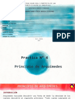 Práctica #4 PRINCIPIO DE ARQUÍMEDES GORENA MANCILLA CAROLINA