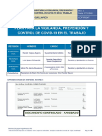 Aaq-Qll-Sope-Pln-0001 Plan para La Vigilancia Covid-19 Rev3 - Aprobado