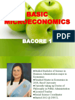 Basic Microeconomics