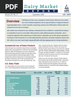 Dairy Market Report - September 2021