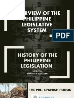 History of Philippine Legislature Rommel Ganaden