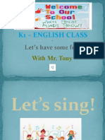 K1 - English Class: Let's Have Some Fun!
