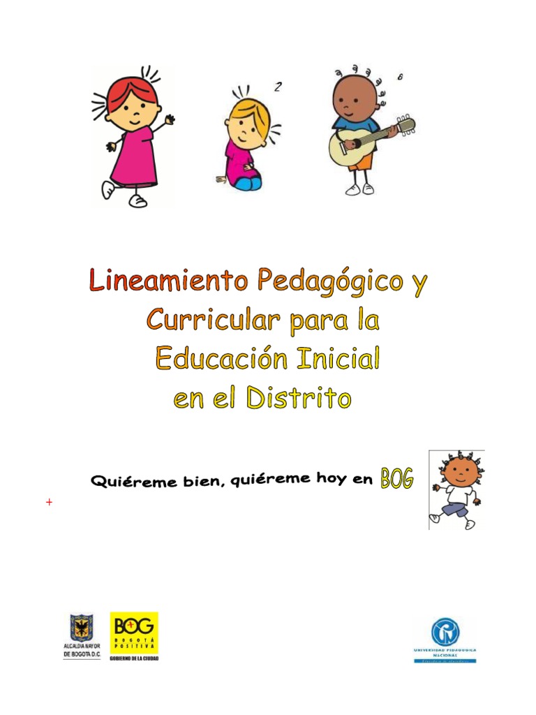 Lineamientos para Educación Inicial en Bogotá | PDF | Educación de la ...