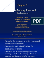 Decision-Making Tools and Techniques