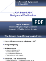 FPGA-based ASIC Design and Verification: Cisco Green Research Symposium