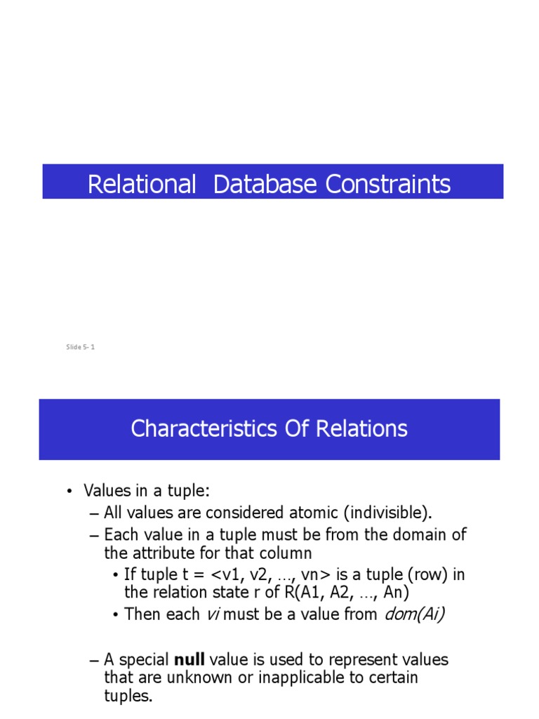 Relational Model-2 | PDF | Relational Database | Relational Model