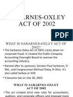 4 - Sabarnes-Oxley Act of 2002 Wfa