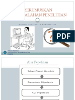 Merumuskan Masalah Penelitian