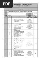 Lecture Plan For COALBS4