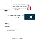 analisis de microbacterio en la leche