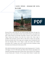 Monumen PDRI Koto Tinggi dan Perjuangan Mempertahankan NKRI