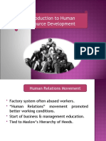 Introduction To Human Resource Development