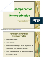 Aula 20 - Hemocomponentes e Hemoderivados - PPT (Modo de Compatibilidade)