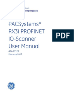 RX3i PROFINET IO-Scanner User Manual GFK-2737F