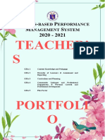 Teacher' S: R - P M S 2020 - 2021