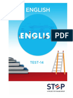 Test 14 English (ECAT) 