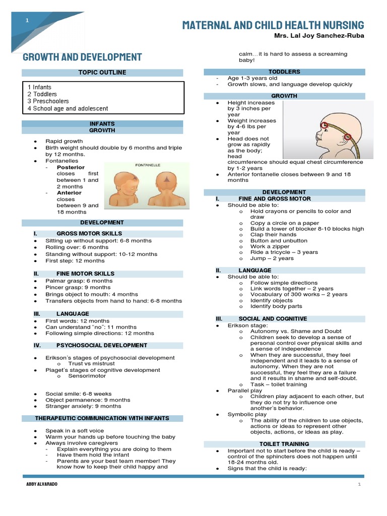 Infant and Toddler Development Guide | PDF | Behavioural Sciences ...